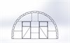 Теплица Триумф Кремлевская Макси  5 х 4 метра 2655