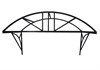 Козырек над крыльцом усиленный. Арочный 2 метра. Классик G-3 2253