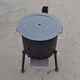 Плита круглая под казан 410 мм., 4 съемных кольца. Металл 3 мм. 2879