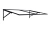 Козырек над крыльцом, козырек над дверью Прямой 1150 х 800 мм. Каркас. 2891