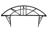 Козырек над крыльцом усиленный. Арочный 1,8 метра. Классик G-3 3039