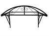 Козырек над крыльцом усиленный. Арочный 1,8 метра. Ажурный G-1 3041