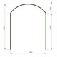 Арка садовая для вьющихся растений, разборная, Лофт - зеленая . 175 х 224 х 50 см. 3146