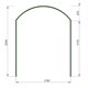 Арка садовая для вьющихся растений, разборная, Классическая - зеленая . 175 х 224 х 50 см. 3148